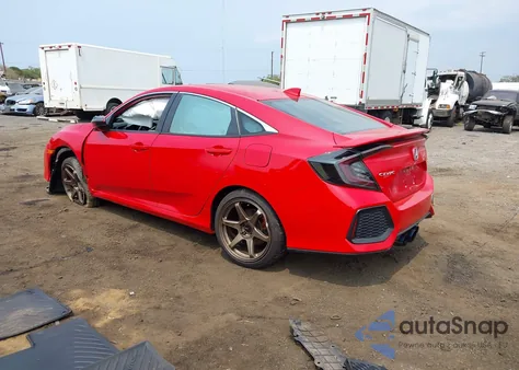 2018 Honda Civic Si из США, поврежденный, VIN 2HGFC1E56JH703600